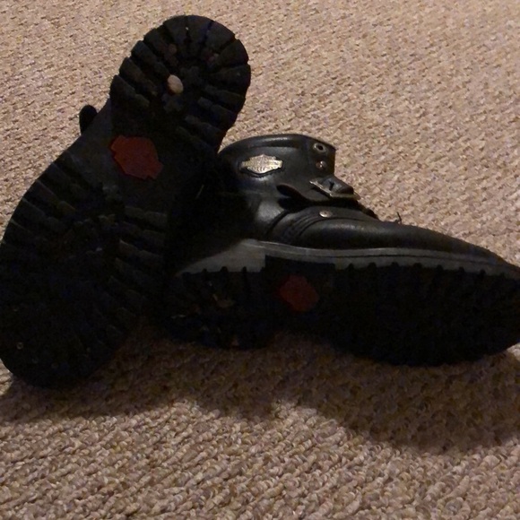 Harley Davidson Leather Boots Size 8.5 - Picture 4 of 11